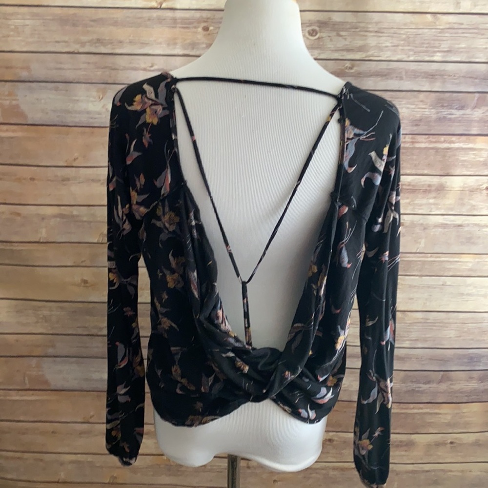Free People Floral Top Size Small - Picture 7 of 9